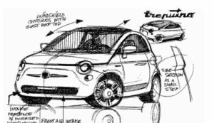 トレピウーノ FIAT Trepiuno｜フィアット500の母体となったコンセプトカー2004