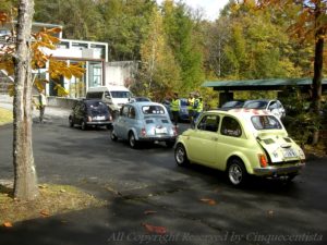 軽井沢フィアットピクニック FIAT PCNIC 2018/10/27 旧軽井沢クラブ スタート地点 旧チンク