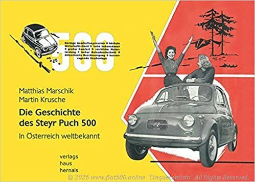 FIAT500 シュタイアー・プフ（旧車 チンクエチェント）カタログ当時物