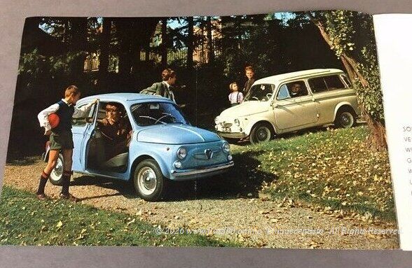 FIAT500 シュタイアー・プフ社製（旧チンクエチェント）カタログ当時物
